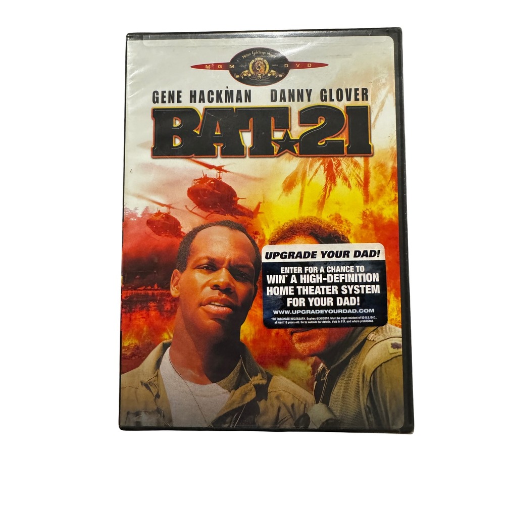 Bat*21 DVD Gene Hackman Danny Glover Vietnam War Movie Widescreen MGM